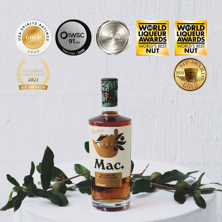 Buy Cape Byron Distillery Brookie’s Mac. Liqueur (700mL) at Secret Bottle