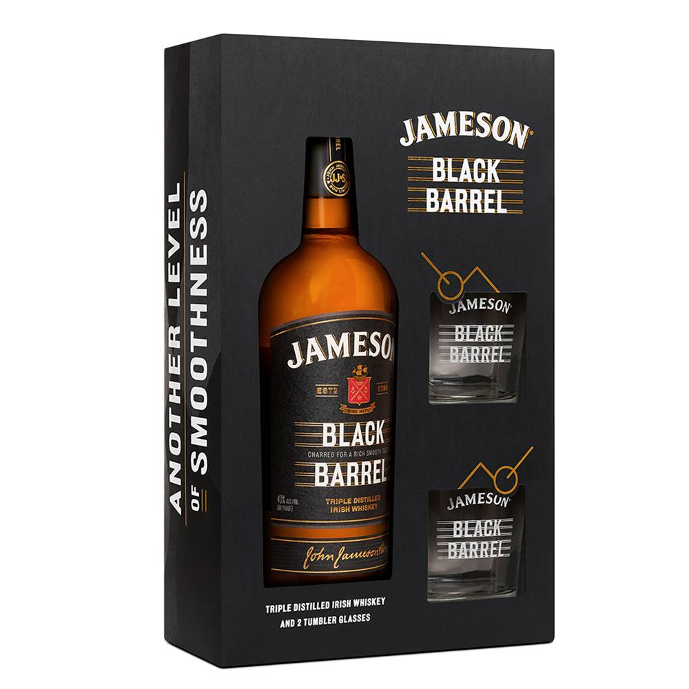 Buy Jameson Jameson Black Barrel Glasses Gift Pack (700mL) at Secret Bottle