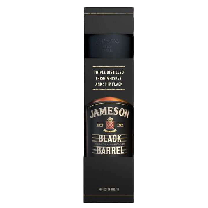 Buy Jameson Jameson Black Barrel Limited Edition Pack with Hip Flask (700mL) at Secret Bottle