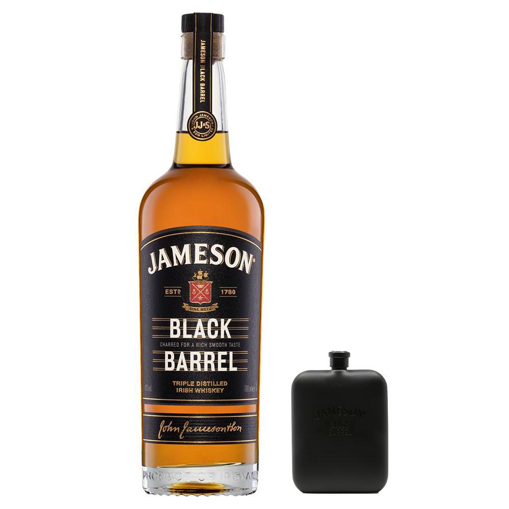 Buy Jameson Jameson Black Barrel Limited Edition Pack with Hip Flask (700mL) at Secret Bottle