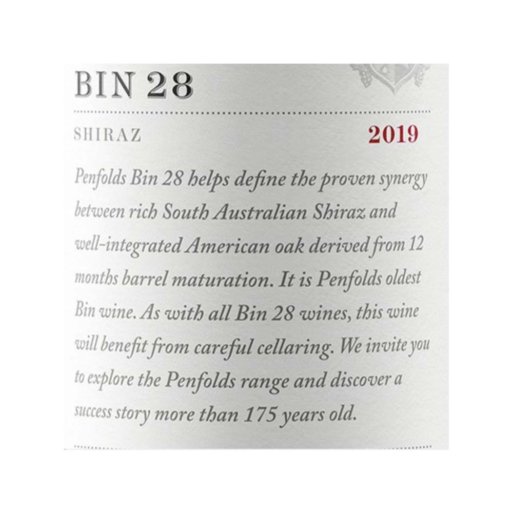 Buy Penfolds Penfolds Bin 28 2019 Shiraz (750mL) at Secret Bottle