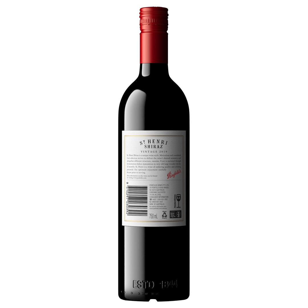 Buy Penfolds Penfolds St Henri Shiraz 2019 (750mL) at Secret Bottle