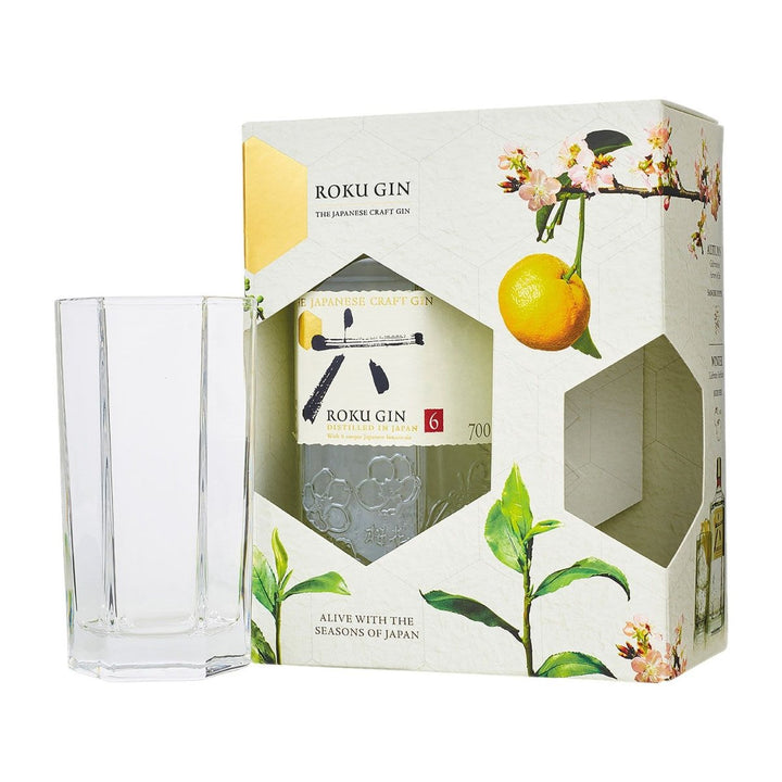 Buy Roku Roku Japanese Gin Glass Pack (700mL) at Secret Bottle