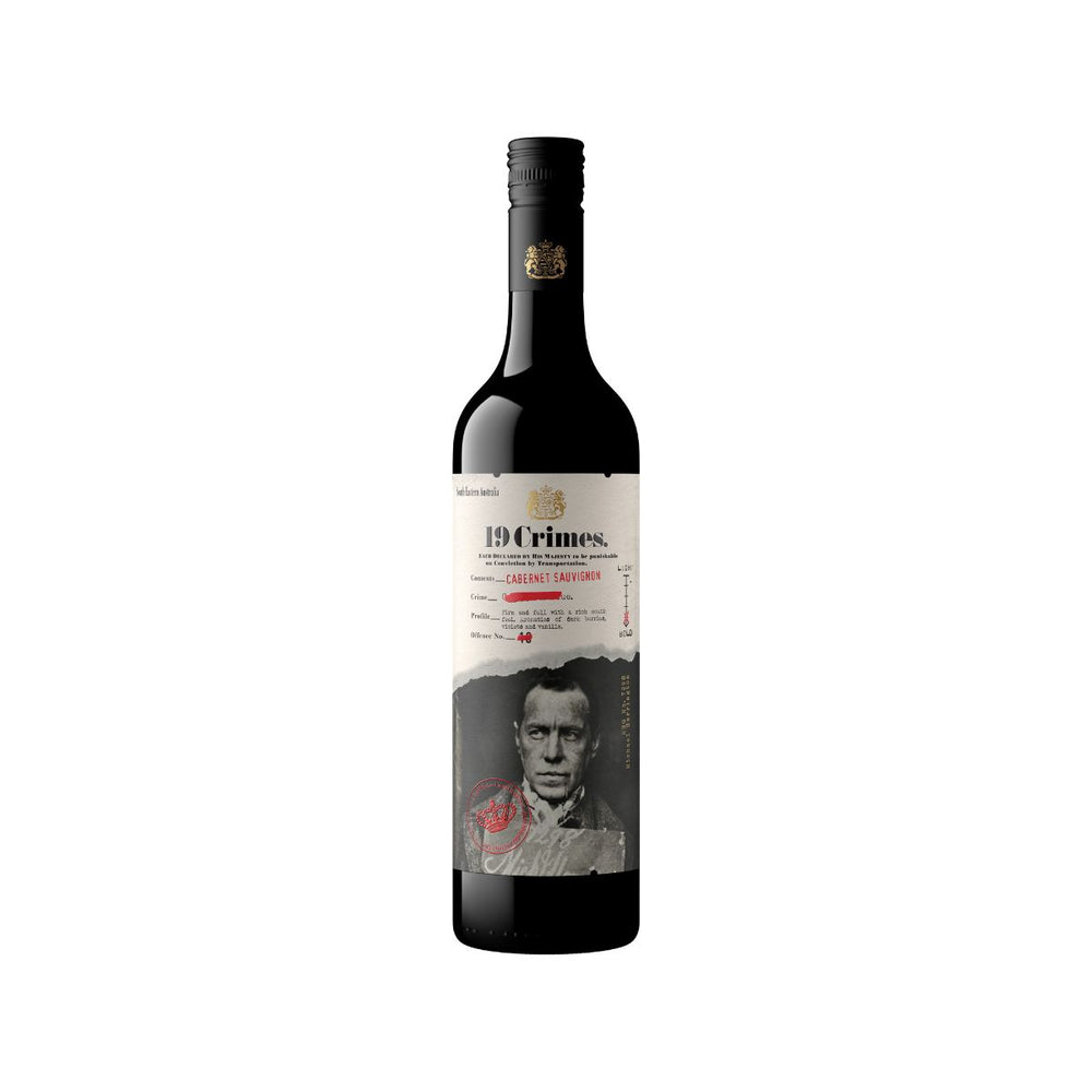 19 Crimes Cabernet Sauvignon (750mL) Case of 6