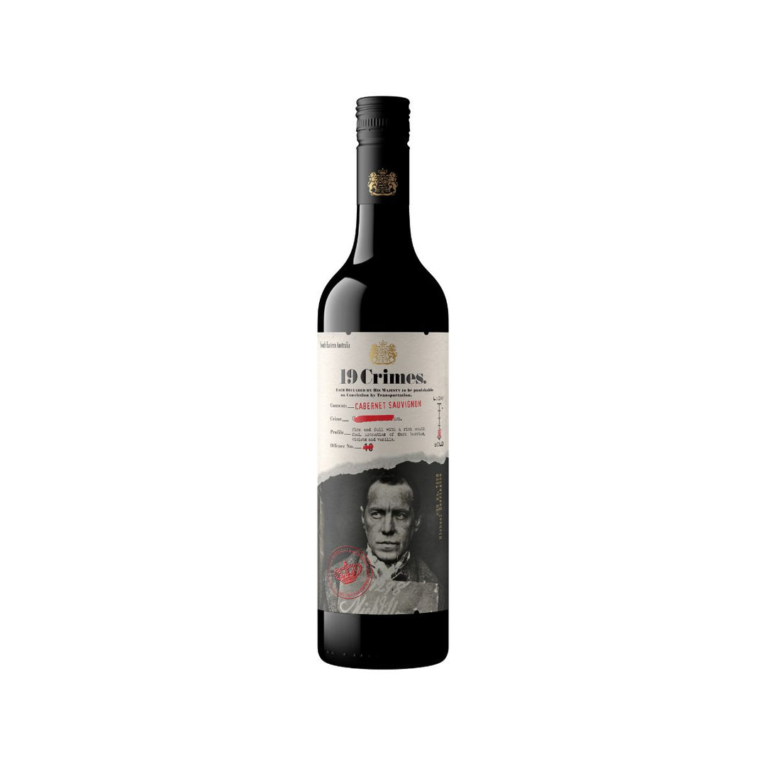 19 Crimes Cabernet Sauvignon (750mL) Case of 6