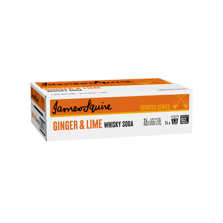 Buy James Squire James Squire Whisky Soda Ginger & Lime Can 330mL (24 pack) at Secret Bottle