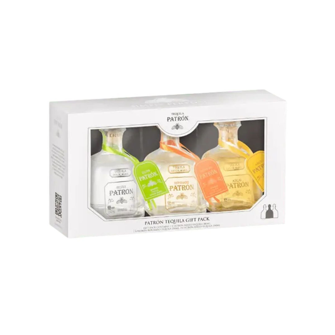 Buy Patrón Patron Tequila Gift Pack - Silver/Reposado/Anejo (3x200ml) at Secret Bottle