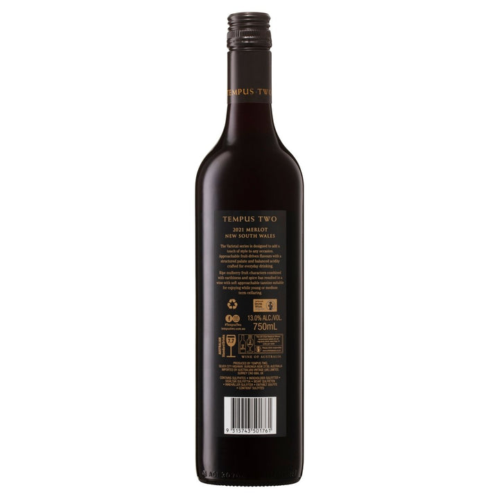 Buy Tempus Two Tempus Two Varietal Series Merlot (750mL) at Secret Bottle